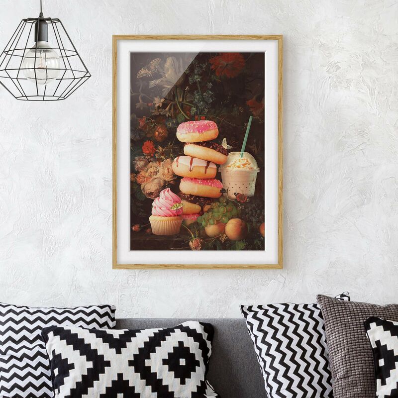 Póster enmarcado - Floreale dolce Bouquet Dimensión LxA: 100cm x 70cm, Marco: Roble
Póster enmarcado - Floreale dolce Bouquet Dimensión LxA: 100cm x 70cm, Marco: Roble
