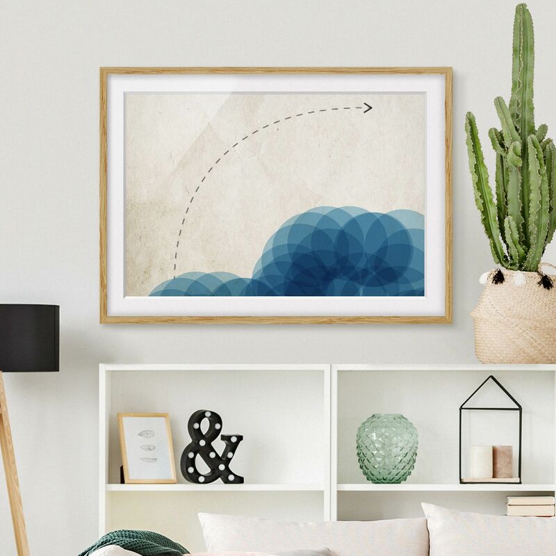 Póster enmarcado - Forme astratte - Cerchi blu Dimensión LxA: 30cm x 40cm, Marco: Roble
Póster enmarcado - Forme astratte - Cerchi blu Dimensión LxA: 30cm x 40cm, Marco: Roble