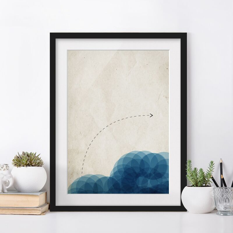 Póster enmarcado - Forme astratte - Cerchi blu Dimensión LxA: 100cm x 70cm, Marco: Negro
Póster enmarcado - Forme astratte - Cerchi blu Dimensión LxA: 100cm x 70cm, Marco: Negro