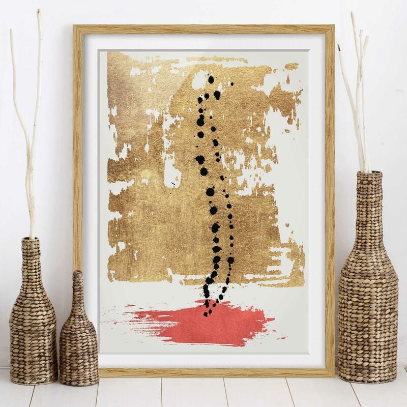 Póster enmarcado - Forme astratte - oro e rosa Dimensión LxA: 55cm x 40cm, Marco: Roble
Póster enmarcado - Forme astratte - oro e rosa Dimensión LxA: 55cm x 40cm, Marco: Roble