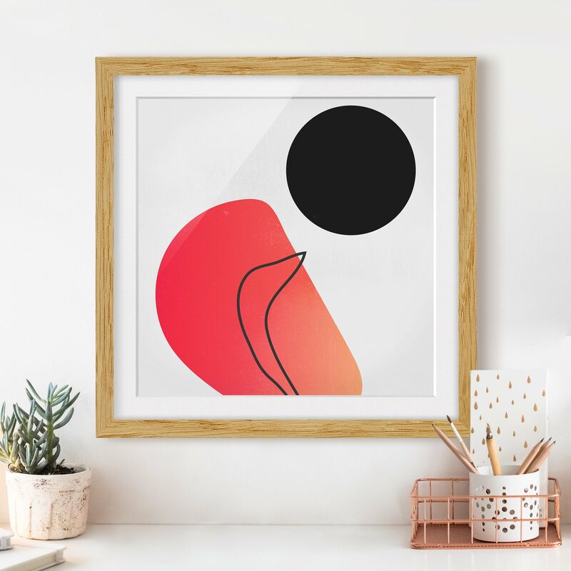 Póster enmarcado - Forme astratte - Sole nero Dimensión LxA: 70cm x 70cm, Marco: Roble
Póster enmarcado - Forme astratte - Sole nero Dimensión LxA: 70cm x 70cm, Marco: Roble