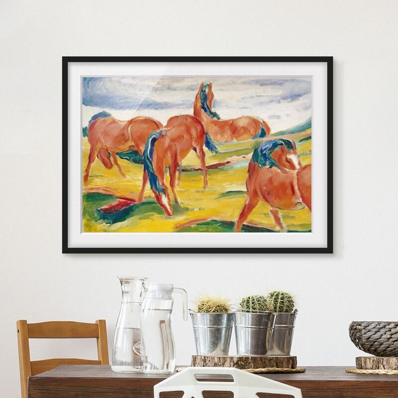 Póster enmarcado - Franz Marc - Grazing Horses Dimensión LxA: 40cm x 55cm, Marco: Negro
Póster enmarcado - Franz Marc - Grazing Horses Dimensión LxA: 40cm x 55cm, Marco: Negro