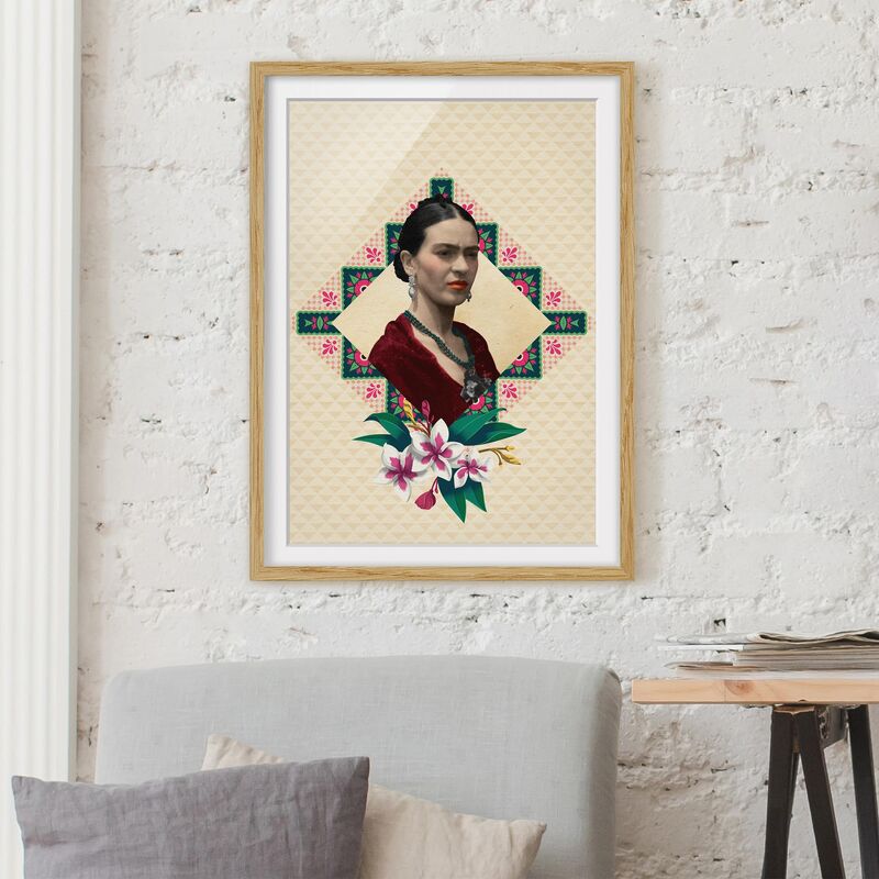 Póster enmarcado - Frida Kahlo - Flowers And Geometry Dimensión LxA: 40cm x 30cm, Marco: Roble
Póster enmarcado - Frida Kahlo - Flowers And Geometry Dimensión LxA: 40cm x 30cm, Marco: Roble