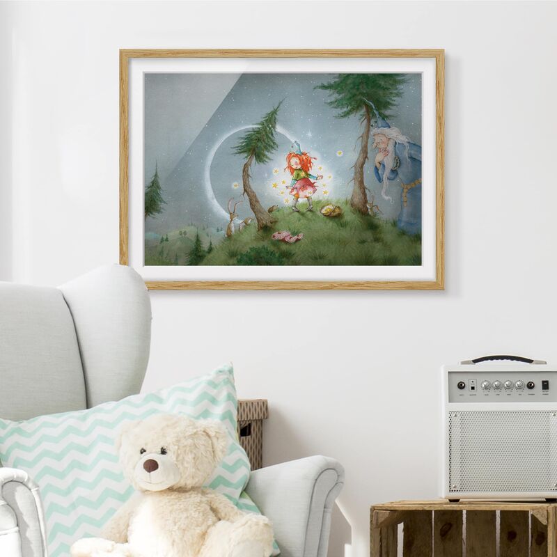 Póster enmarcado - Frida Sets The Star Free Dimensión LxA: 70cm x 100cm, Marco: Roble
Póster enmarcado - Frida Sets The Star Free Dimensión LxA: 70cm x 100cm, Marco: Roble