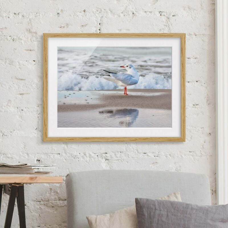 Póster enmarcado - Gabbiano Sulla Spiaggia Di Fronte Al Mare Dimensión LxA: 70cm x 100cm, Marco: Roble
Póster enmarcado - Gabbiano Sulla Spiaggia Di Fronte Al Mare Dimensión LxA: 70cm x 100cm, Marco: Roble