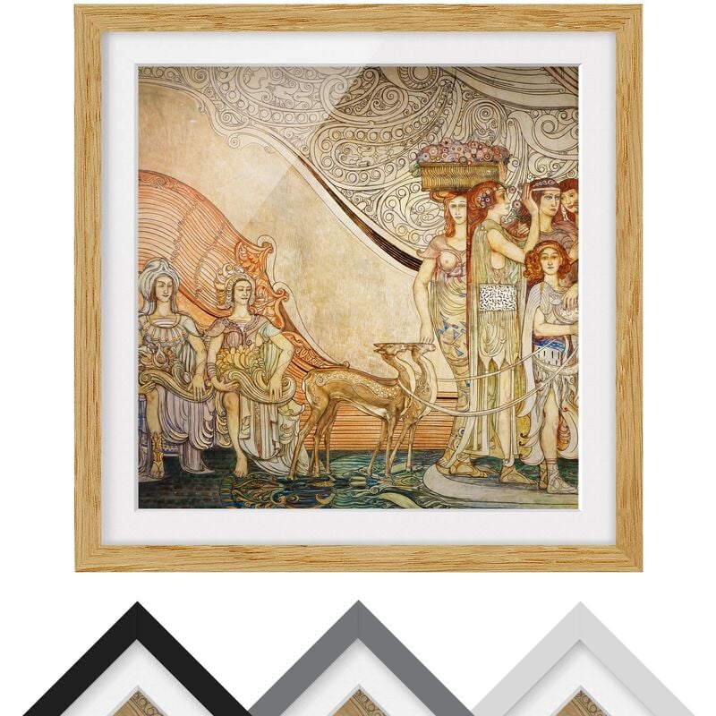 Póster enmarcado - Galileo Chini - Decoration Of Berzieri Detail 5 Dimensión LxA: 20cm x 20cm, Marco: Roble
Póster enmarcado - Galileo Chini - Decoration Of Berzieri Detail 5 Dimensión LxA: 20cm x 20cm, Marco: Roble
