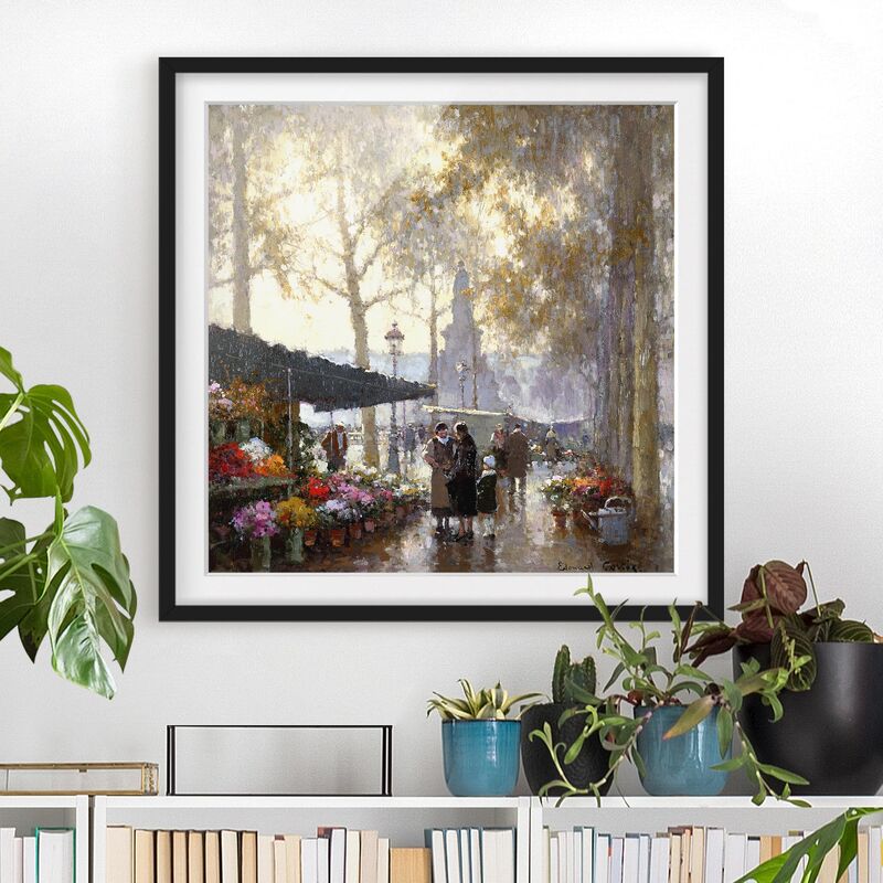 Póster enmarcado - Gaston De Latouche - Il mercato dei fiori Dimensión LxA: 50cm x 50cm, Marco: Negro
Póster enmarcado - Gaston De Latouche - Il mercato dei fiori Dimensión LxA: 50cm x 50cm, Marco: Negro