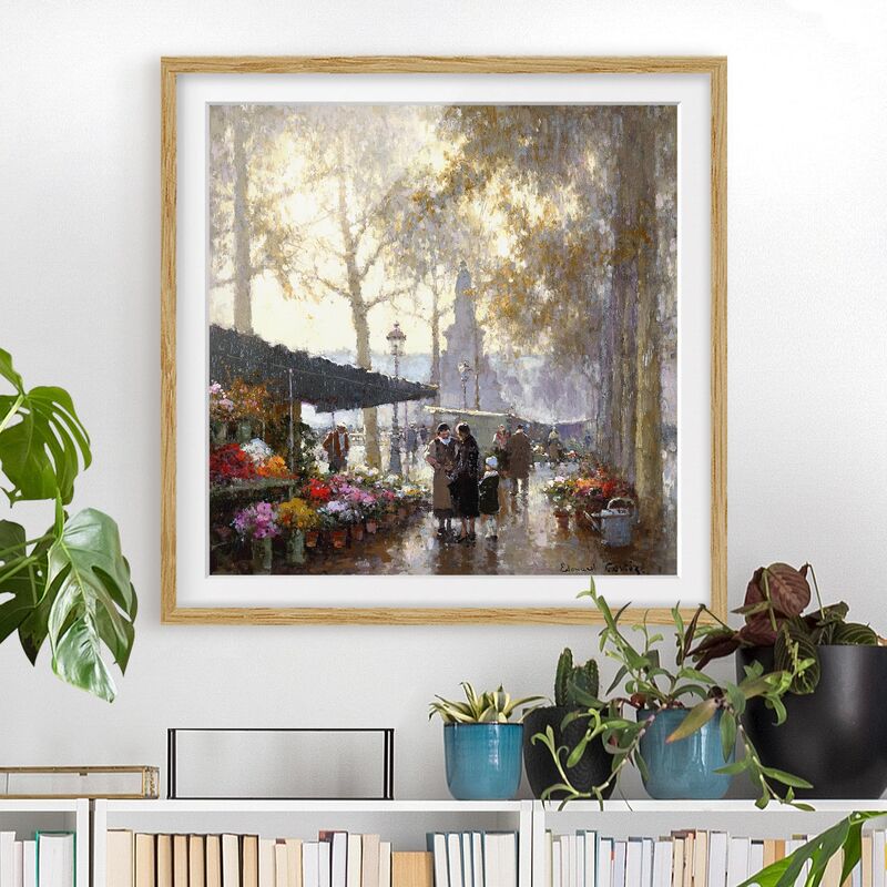Póster enmarcado - Gaston De Latouche - Il mercato dei fiori Dimensión LxA: 30cm x 30cm, Marco: Roble
Póster enmarcado - Gaston De Latouche - Il mercato dei fiori Dimensión LxA: 30cm x 30cm, Marco: Roble