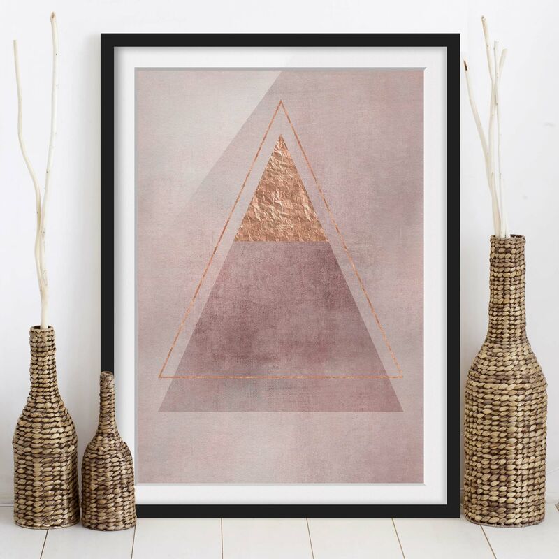 Póster enmarcado - Geometria In rosa e oro II Dimensión LxA: 40cm x 30cm, Marco: Negro
Póster enmarcado - Geometria In rosa e oro II Dimensión LxA: 40cm x 30cm, Marco: Negro