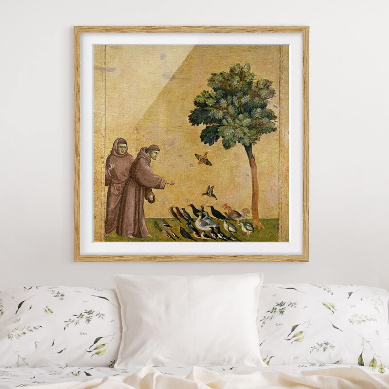 Póster enmarcado - Giotto Di Bondone - Saint Francis Dimensión LxA: 30cm x 30cm, Marco: Roble
Póster enmarcado - Giotto Di Bondone - Saint Francis Dimensión LxA: 30cm x 30cm, Marco: Roble