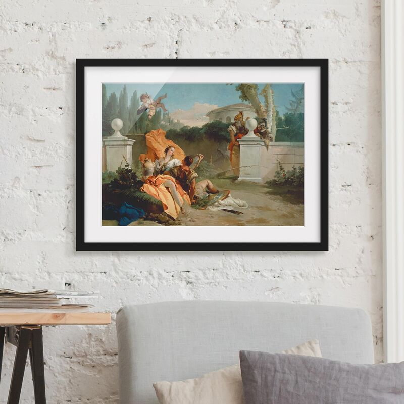 Póster enmarcado - Giovanni Battista Tiepolo - Rinaldo And Armida Dimensión LxA: 50cm x 70cm, Marco: Negro
Póster enmarcado - Giovanni Battista Tiepolo - Rinaldo And Armida Dimensión LxA: 50cm x 70cm, Marco: Negro