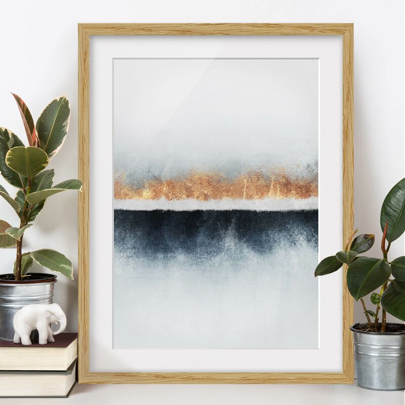 Póster enmarcado - Golden Horizon Acquerello Dimensión LxA: 40cm x 30cm, Marco: Roble
Póster enmarcado - Golden Horizon Acquerello Dimensión LxA: 40cm x 30cm, Marco: Roble