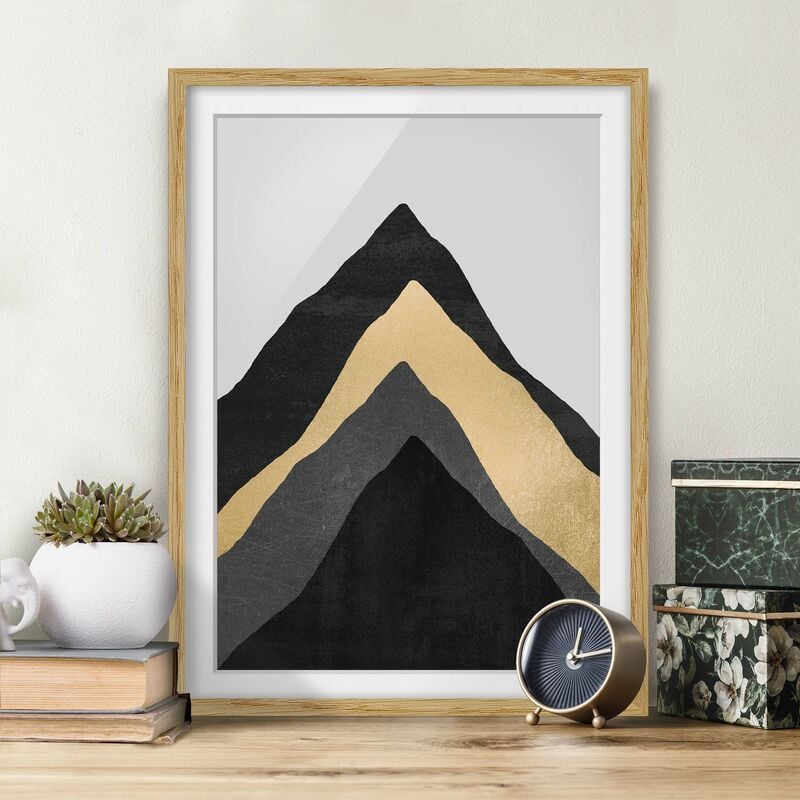 Póster enmarcado - Goldener Berg Nero Bianco Dimensión LxA: 70cm x 50cm, Marco: Roble
Póster enmarcado - Goldener Berg Nero Bianco Dimensión LxA: 70cm x 50cm, Marco: Roble