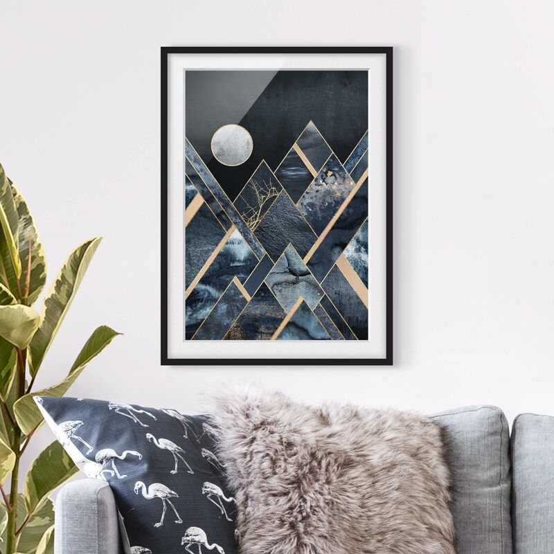 Póster enmarcado - Golden Moon astratti Black Mountains Dimensión LxA: 100cm x 70cm, Marco: Negro
Póster enmarcado - Golden Moon astratti Black Mountains Dimensión LxA: 100cm x 70cm, Marco: Negro