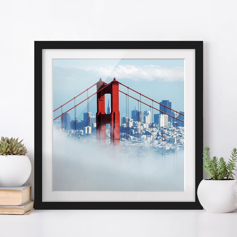 Póster enmarcado - Good Morning San Francisco! Dimensión LxA: 20cm x 20cm, Marco: Negro
Póster enmarcado - Good Morning San Francisco! Dimensión LxA: 20cm x 20cm, Marco: Negro