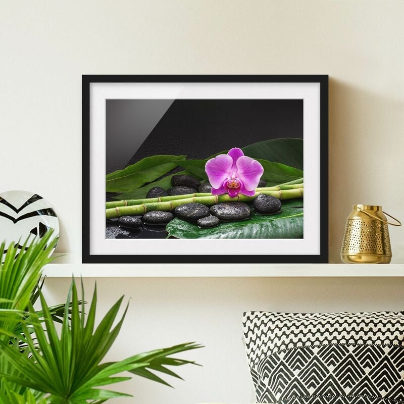 Póster enmarcado - Green Bamboo Con L'orchidea Blossom Dimensión LxA: 30cm x 40cm, Marco: Negro
Póster enmarcado - Green Bamboo Con L'orchidea Blossom Dimensión LxA: 30cm x 40cm, Marco: Negro