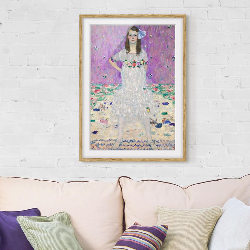 Póster enmarcado - Gustav Klimt - Mäda Primavesi Dimensión LxA: 100cm x 70cm, Marco: Roble
Póster enmarcado - Gustav Klimt - Mäda Primavesi Dimensión LxA: 100cm x 70cm, Marco: Roble