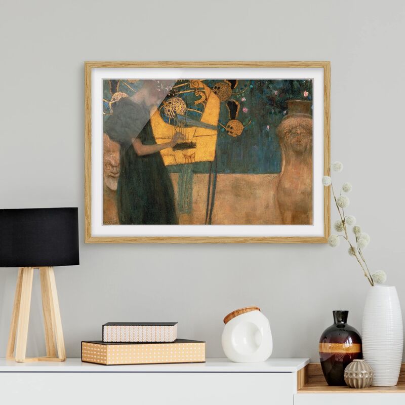 Póster enmarcado - Gustav Klimt - Music Dimensión LxA: 50cm x 70cm, Marco: Roble
Póster enmarcado - Gustav Klimt - Music Dimensión LxA: 50cm x 70cm, Marco: Roble