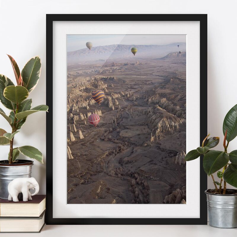Póster enmarcado - Hot Air Balloons Over Anatolia Dimensión LxA: 24cm x 18cm, Marco: Negro
Póster enmarcado - Hot Air Balloons Over Anatolia Dimensión LxA: 24cm x 18cm, Marco: Negro
