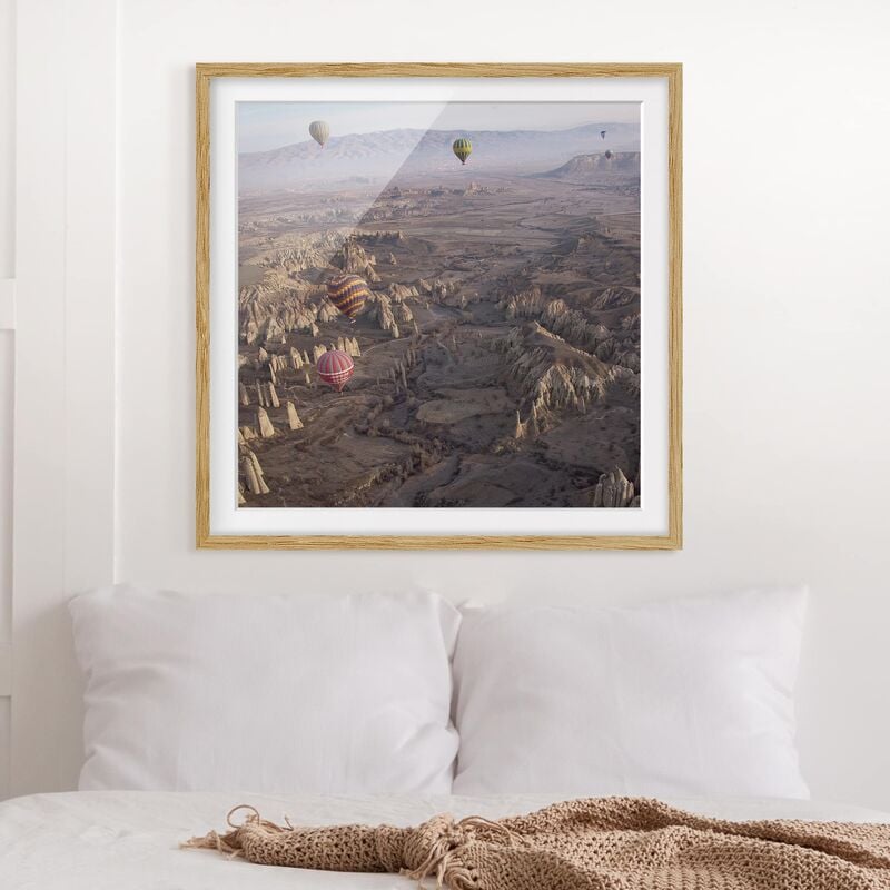 Póster enmarcado - Hot Air Balloons Over Anatolia Dimensión LxA: 50cm x 50cm, Marco: Roble
Póster enmarcado - Hot Air Balloons Over Anatolia Dimensión LxA: 50cm x 50cm, Marco: Roble