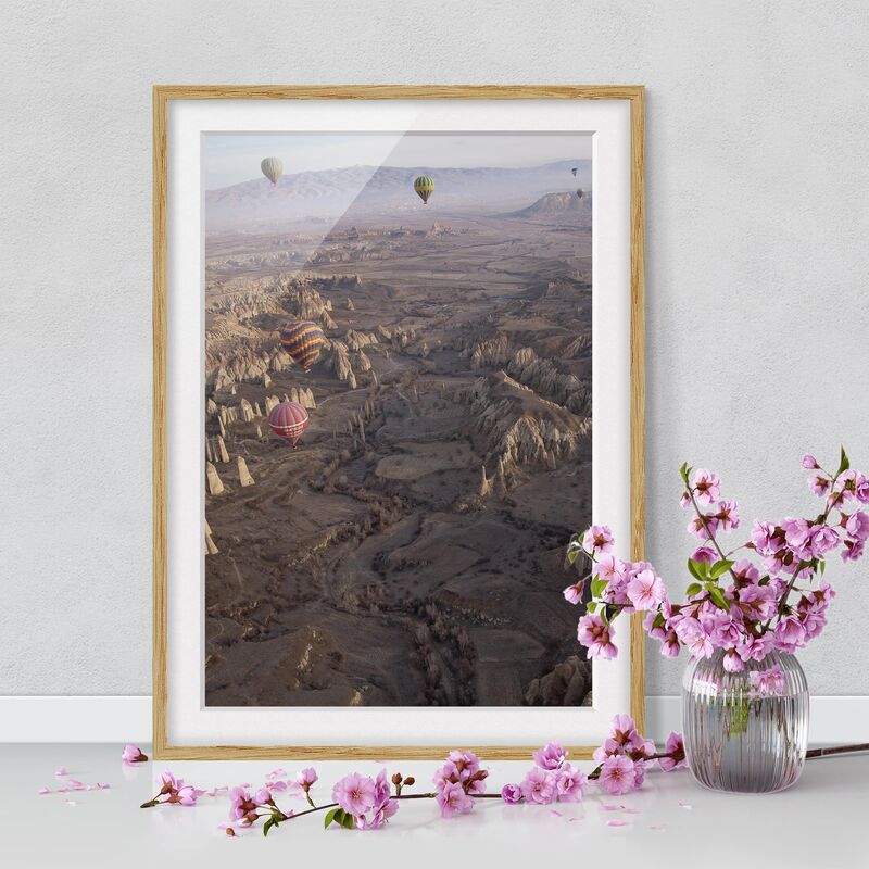 Póster enmarcado - Hot Air Balloons Over Anatolia Dimensión LxA: 100cm x 70cm, Marco: Roble
Póster enmarcado - Hot Air Balloons Over Anatolia Dimensión LxA: 100cm x 70cm, Marco: Roble