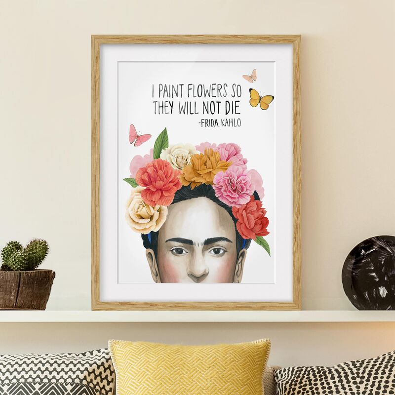 Póster enmarcado - I Pensieri Di Frida - Fiori Dimensión LxA: 24cm x 18cm, Marco: Roble
Póster enmarcado - I Pensieri Di Frida - Fiori Dimensión LxA: 24cm x 18cm, Marco: Roble