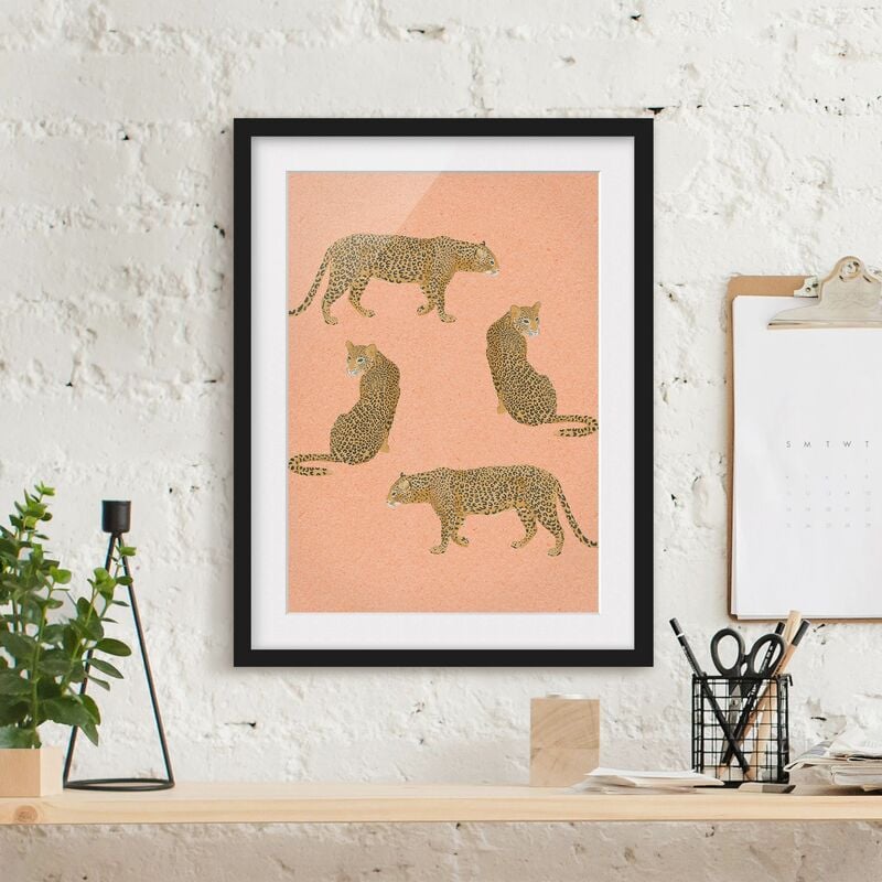 Póster enmarcado - Illustrazione Leopard Rosa Pittura Dimensión LxA: 40cm x 30cm, Marco: Negro
Póster enmarcado - Illustrazione Leopard Rosa Pittura Dimensión LxA: 40cm x 30cm, Marco: Negro