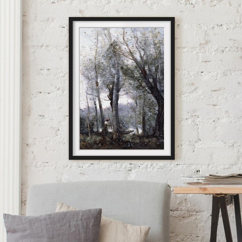 Póster enmarcado - Jean-Baptiste Camille Corot - A Boatman Passing Behind The Trees Of The Shore Dimensión LxA: 24cm x 18cm, Marco: Negro
Póster enmarcado - Jean-Baptiste Camille Corot - A Boatman Passing Behind The Trees Of The Shore Dimensión LxA: 24cm x 18cm, Marco: Negro