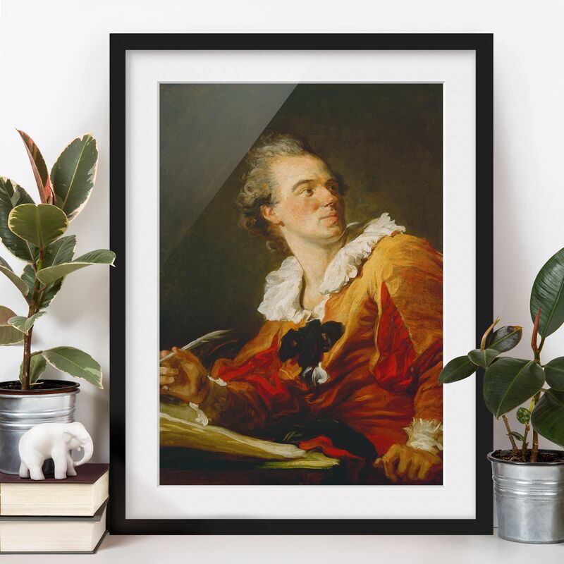 Póster enmarcado - Jean Honoré Fragonard - Inspiration Dimensión LxA: 24cm x 18cm, Marco: Negro
Póster enmarcado - Jean Honoré Fragonard - Inspiration Dimensión LxA: 24cm x 18cm, Marco: Negro