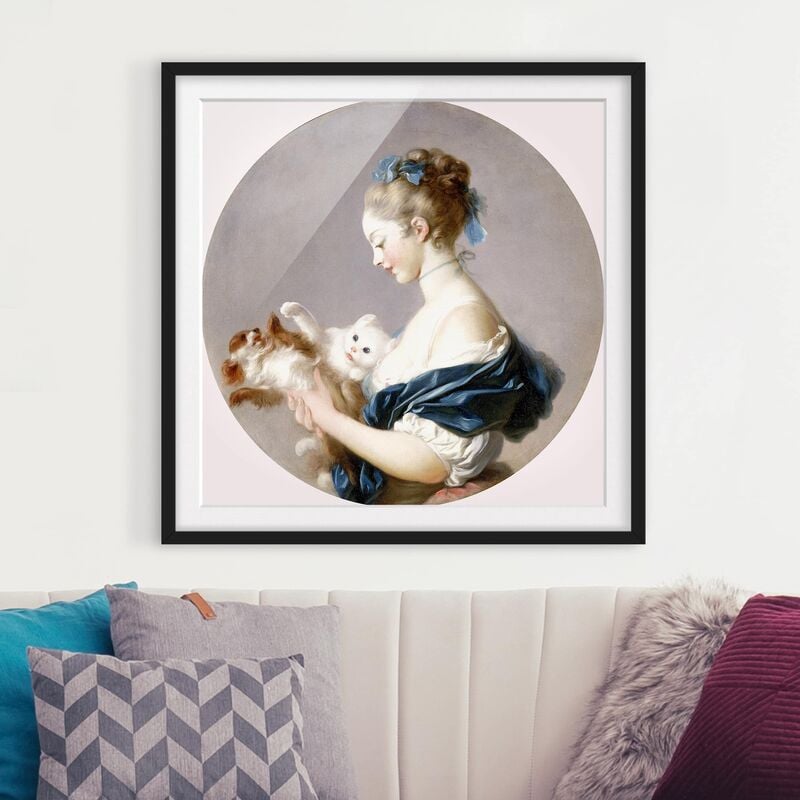 Póster enmarcado - Jean Honoré Fragonard - Girl With Dog Dimensión LxA: 50cm x 50cm, Marco: Negro
Póster enmarcado - Jean Honoré Fragonard - Girl With Dog Dimensión LxA: 50cm x 50cm, Marco: Negro