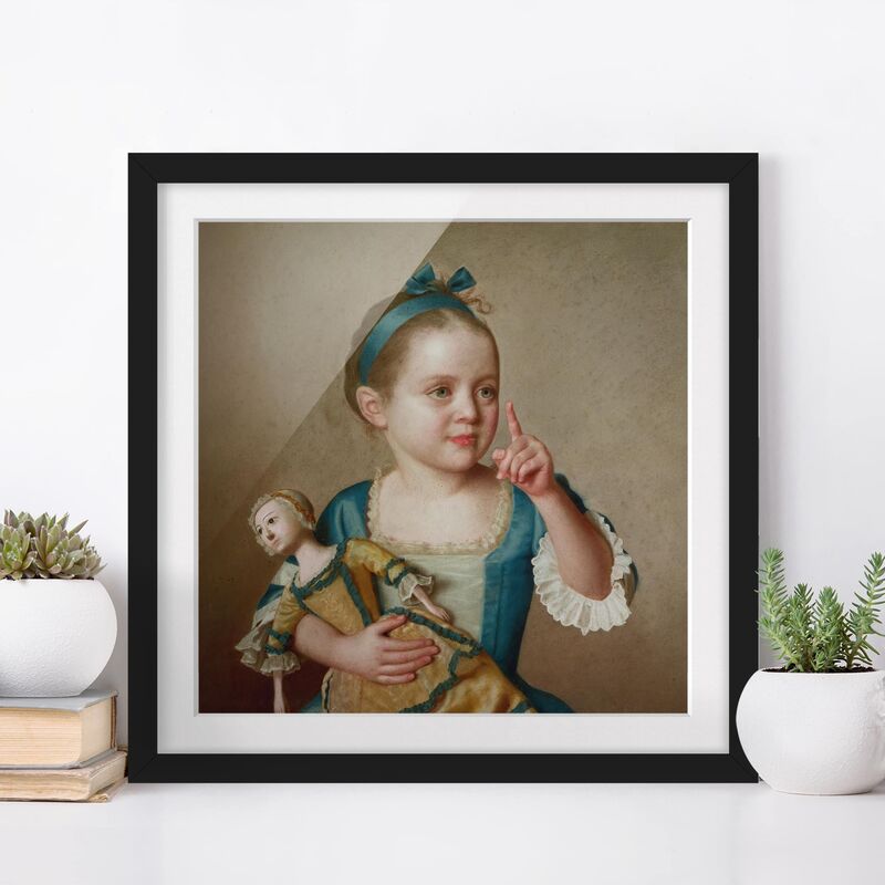 Póster enmarcado - Jean Etienne Liotard - Ragazza con la bambola Dimensión LxA: 20cm x 20cm, Marco: Negro
Póster enmarcado - Jean Etienne Liotard - Ragazza con la bambola Dimensión LxA: 20cm x 20cm, Marco: Negro