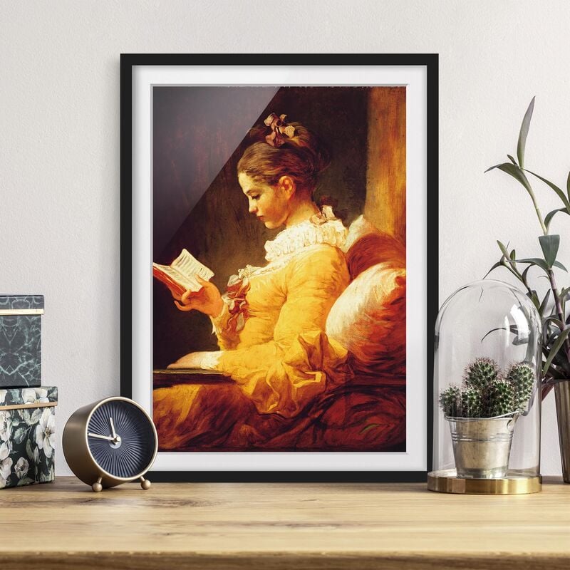 Póster enmarcado - Jean Honoré Fragonard - Young Girl Reading Dimensión LxA: 100cm x 70cm, Marco: Negro
Póster enmarcado - Jean Honoré Fragonard - Young Girl Reading Dimensión LxA: 100cm x 70cm, Marco: Negro