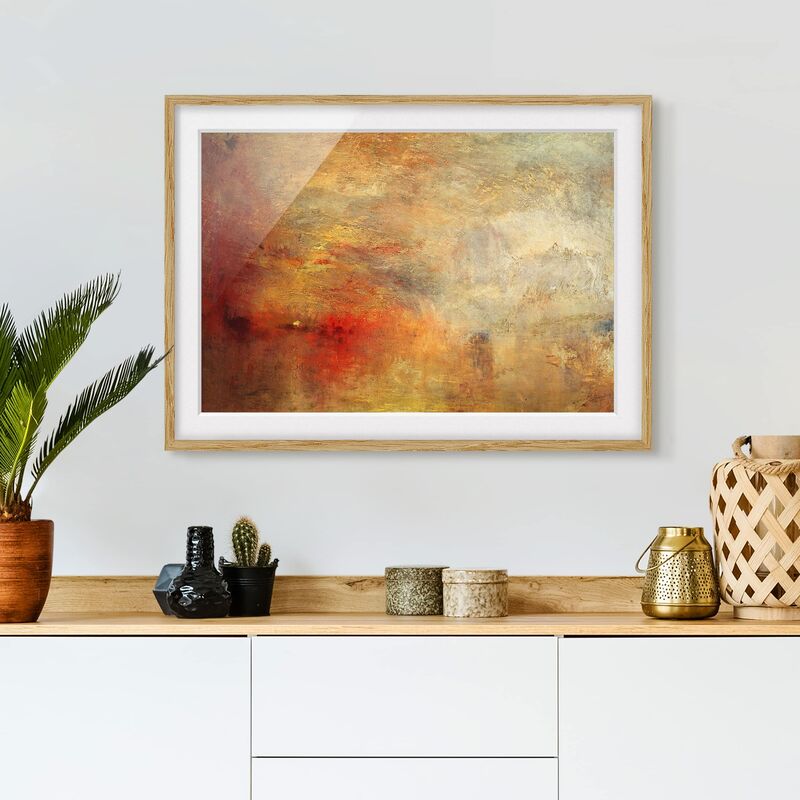 Póster enmarcado - Joseph Mallord William Turner - Tramonto sul lago Dimensión LxA: 40cm x 55cm, Marco: Roble
Póster enmarcado - Joseph Mallord William Turner - Tramonto sul lago Dimensión LxA: 40cm x 55cm, Marco: Roble