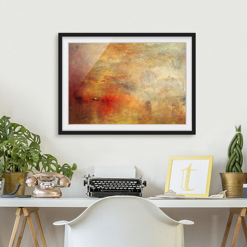 Póster enmarcado - Joseph Mallord William Turner - Tramonto sul lago Dimensión LxA: 70cm x 100cm, Marco: Negro
Póster enmarcado - Joseph Mallord William Turner - Tramonto sul lago Dimensión LxA: 70cm x 100cm, Marco: Negro
