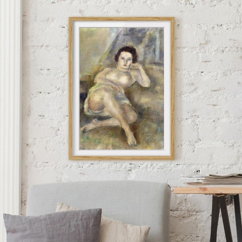 Póster enmarcado - Jules Pascin - Lying Young Woman Dimensión LxA: 55cm x 40cm, Marco: Roble
Póster enmarcado - Jules Pascin - Lying Young Woman Dimensión LxA: 55cm x 40cm, Marco: Roble