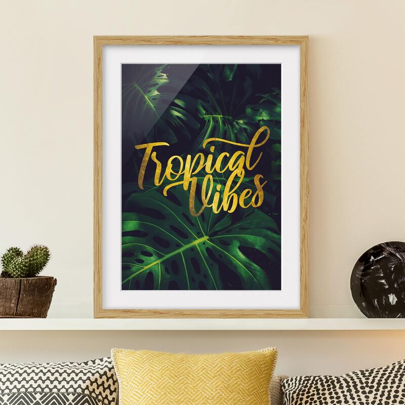 Póster enmarcado - Jungle - Tropical Vibes Dimensión LxA: 55cm x 40cm, Marco: Roble
Póster enmarcado - Jungle - Tropical Vibes Dimensión LxA: 55cm x 40cm, Marco: Roble