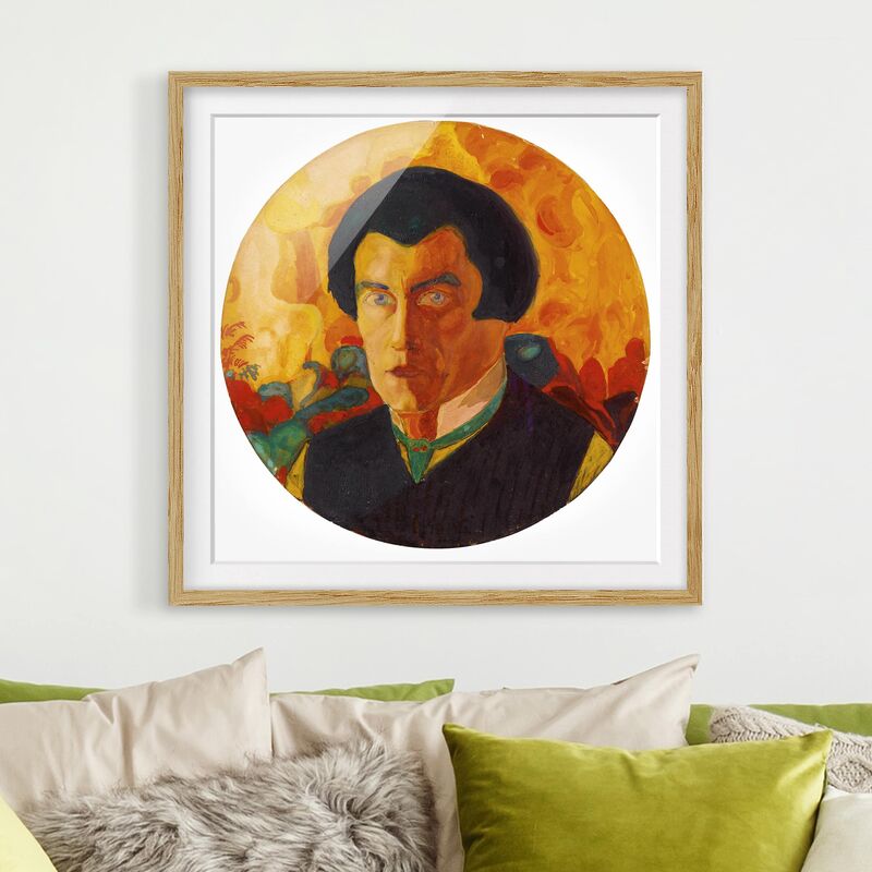 Póster enmarcado - Kasimir Malevich - Self-Portrait Dimensión LxA: 30cm x 30cm, Marco: Roble
Póster enmarcado - Kasimir Malevich - Self-Portrait Dimensión LxA: 30cm x 30cm, Marco: Roble