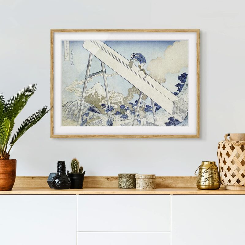 Póster enmarcado - Katsushika Hokusai - In The Totomi Mountains Dimensión LxA: 70cm x 100cm, Marco: Roble
Póster enmarcado - Katsushika Hokusai - In The Totomi Mountains Dimensión LxA: 70cm x 100cm, Marco: Roble