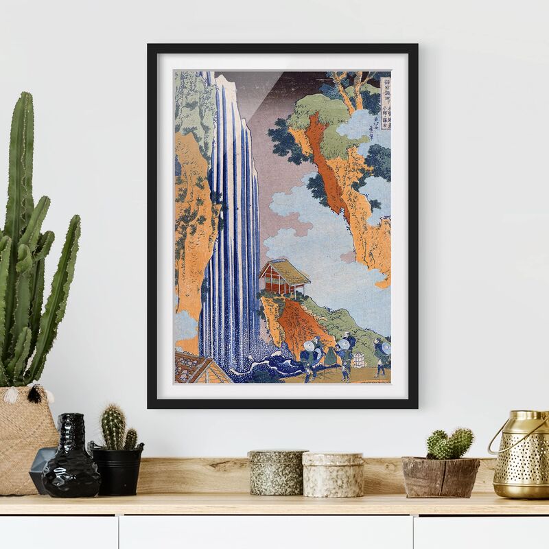Póster enmarcado - Katsushika Hokusai - Ono Waterfall On The Kisokaidô Dimensión LxA: 100cm x 70cm, Marco: Negro
Póster enmarcado - Katsushika Hokusai - Ono Waterfall On The Kisokaidô Dimensión LxA: 100cm x 70cm, Marco: Negro