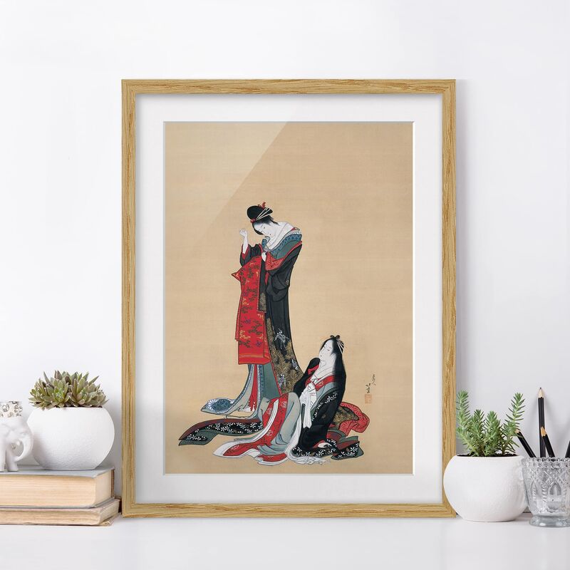 Póster enmarcado - Katsushika Hokusai - Two Courtesans Dimensión LxA: 24cm x 18cm, Marco: Roble
Póster enmarcado - Katsushika Hokusai - Two Courtesans Dimensión LxA: 24cm x 18cm, Marco: Roble