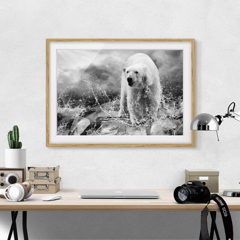 Póster enmarcado - King Of The North II Dimensión LxA: 30cm x 40cm, Marco: Roble
Póster enmarcado - King Of The North II Dimensión LxA: 30cm x 40cm, Marco: Roble