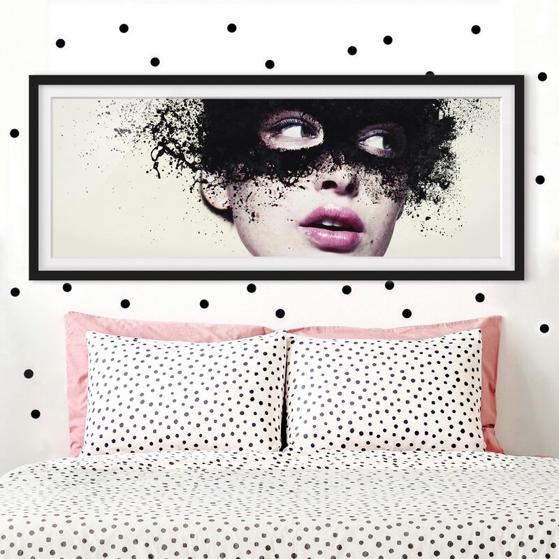 Póster enmarcado - La Ragazza Con La Maschera Nera Dimensión LxA: 30cm x 75cm, Marco: Negro
Póster enmarcado - La Ragazza Con La Maschera Nera Dimensión LxA: 30cm x 75cm, Marco: Negro