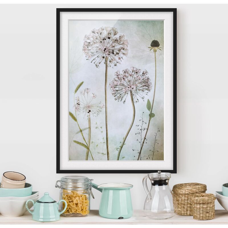 Póster enmarcado - Leek Flowers In pastello Dimensión LxA: 100cm x 70cm, Marco: Negro
Póster enmarcado - Leek Flowers In pastello Dimensión LxA: 100cm x 70cm, Marco: Negro