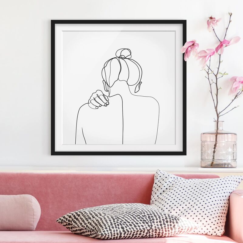 Póster enmarcado - Line Art collo donna Bianco e nero Dimensión LxA: 70cm x 70cm, Marco: Negro
Póster enmarcado - Line Art collo donna Bianco e nero Dimensión LxA: 70cm x 70cm, Marco: Negro