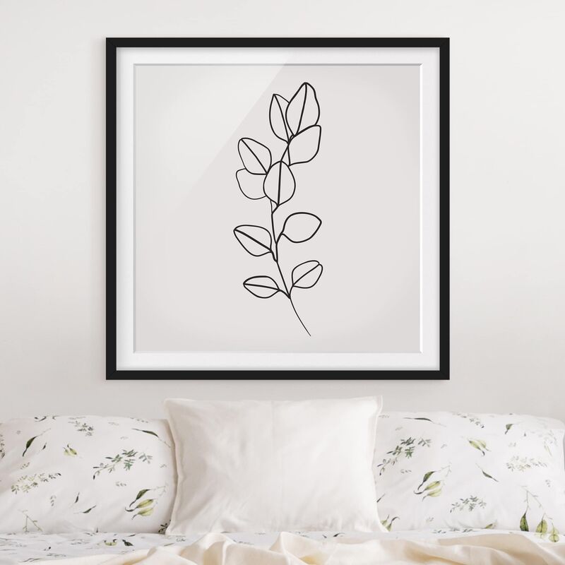 Póster enmarcado - Line Art filiale fogli Bianco e nero Dimensión LxA: 30cm x 30cm, Marco: Negro
Póster enmarcado - Line Art filiale fogli Bianco e nero Dimensión LxA: 30cm x 30cm, Marco: Negro