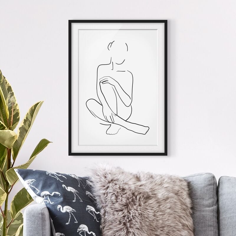 Póster enmarcado - Line Art Donna Seduta Bianco e nero Dimensión LxA: 40cm x 30cm, Marco: Negro
Póster enmarcado - Line Art Donna Seduta Bianco e nero Dimensión LxA: 40cm x 30cm, Marco: Negro