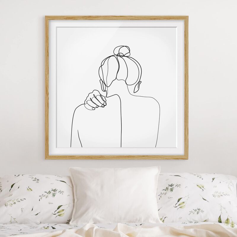 Póster enmarcado - Line Art collo donna Bianco e nero Dimensión LxA: 70cm x 70cm, Marco: Roble
Póster enmarcado - Line Art collo donna Bianco e nero Dimensión LxA: 70cm x 70cm, Marco: Roble