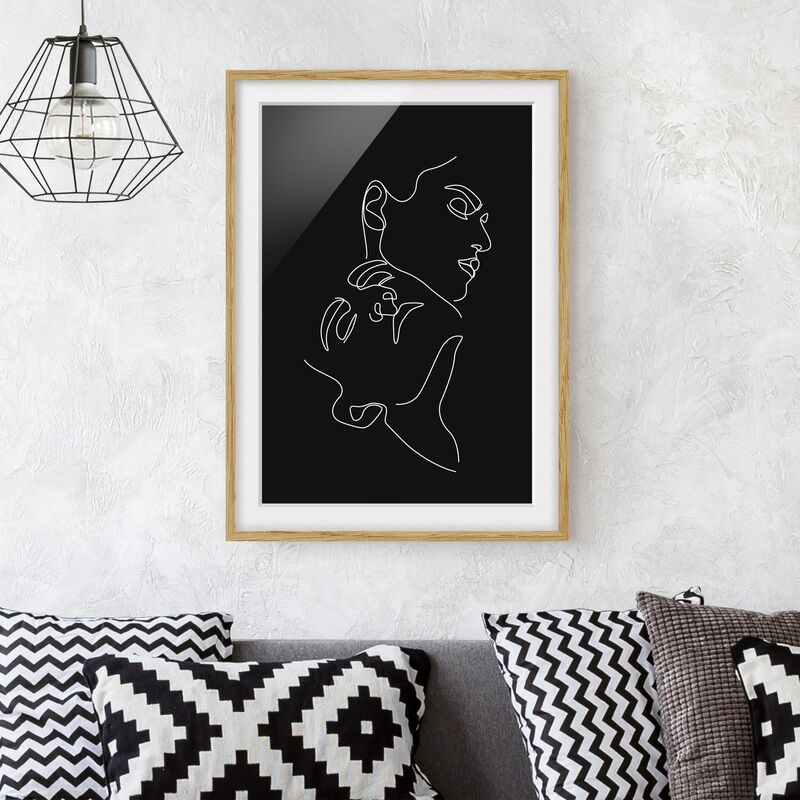 Póster enmarcado - Line Art Black Women Faces Dimensión LxA: 55cm x 40cm, Marco: Roble
Póster enmarcado - Line Art Black Women Faces Dimensión LxA: 55cm x 40cm, Marco: Roble