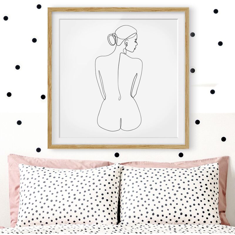 Póster enmarcado - Line Art Nudes Torna Bianco e nero Dimensión LxA: 30cm x 30cm, Marco: Roble
Póster enmarcado - Line Art Nudes Torna Bianco e nero Dimensión LxA: 30cm x 30cm, Marco: Roble