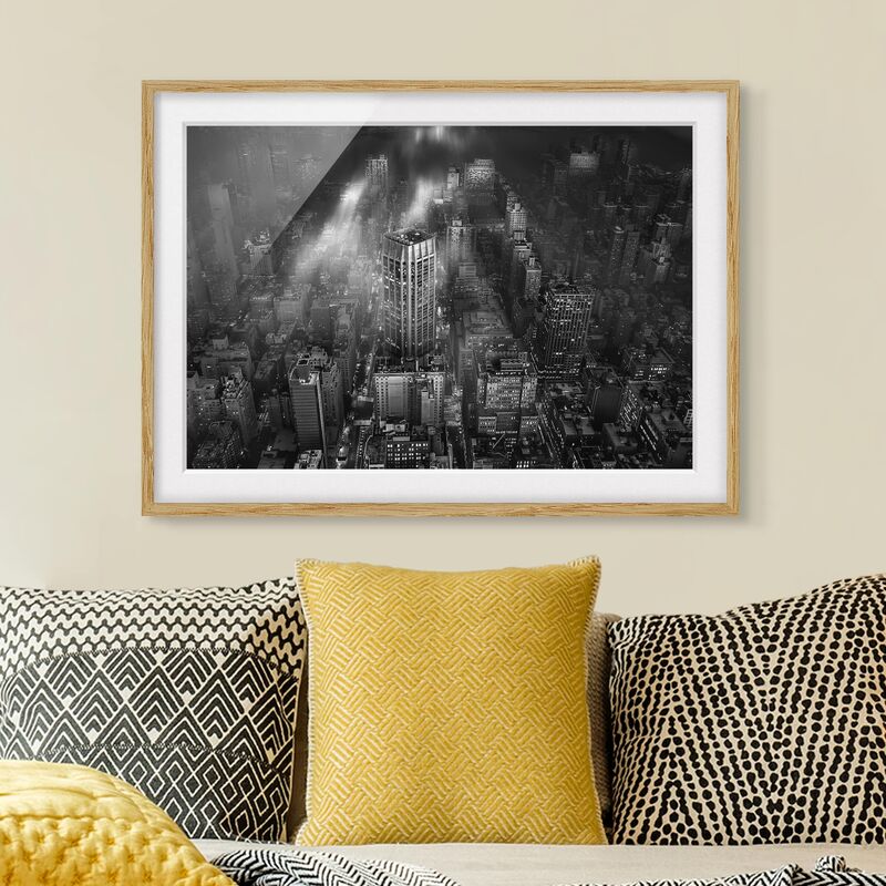 Póster enmarcado - Luce del sole su New York Dimensión LxA: 50cm x 70cm, Marco: Roble
Póster enmarcado - Luce del sole su New York Dimensión LxA: 50cm x 70cm, Marco: Roble